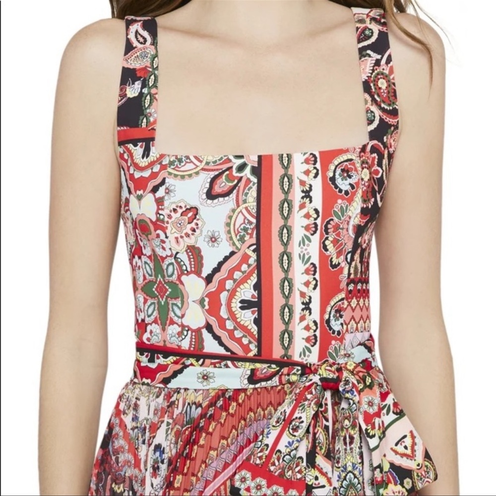 ALICE + OLIVIA Deona Pleated Maxi Dress - Picture 6 of 14